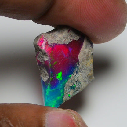 Very Rare Bi-Color Opal Rough 13.05 Cts Natural Ethiopian Opal Raw Jewelry Grade