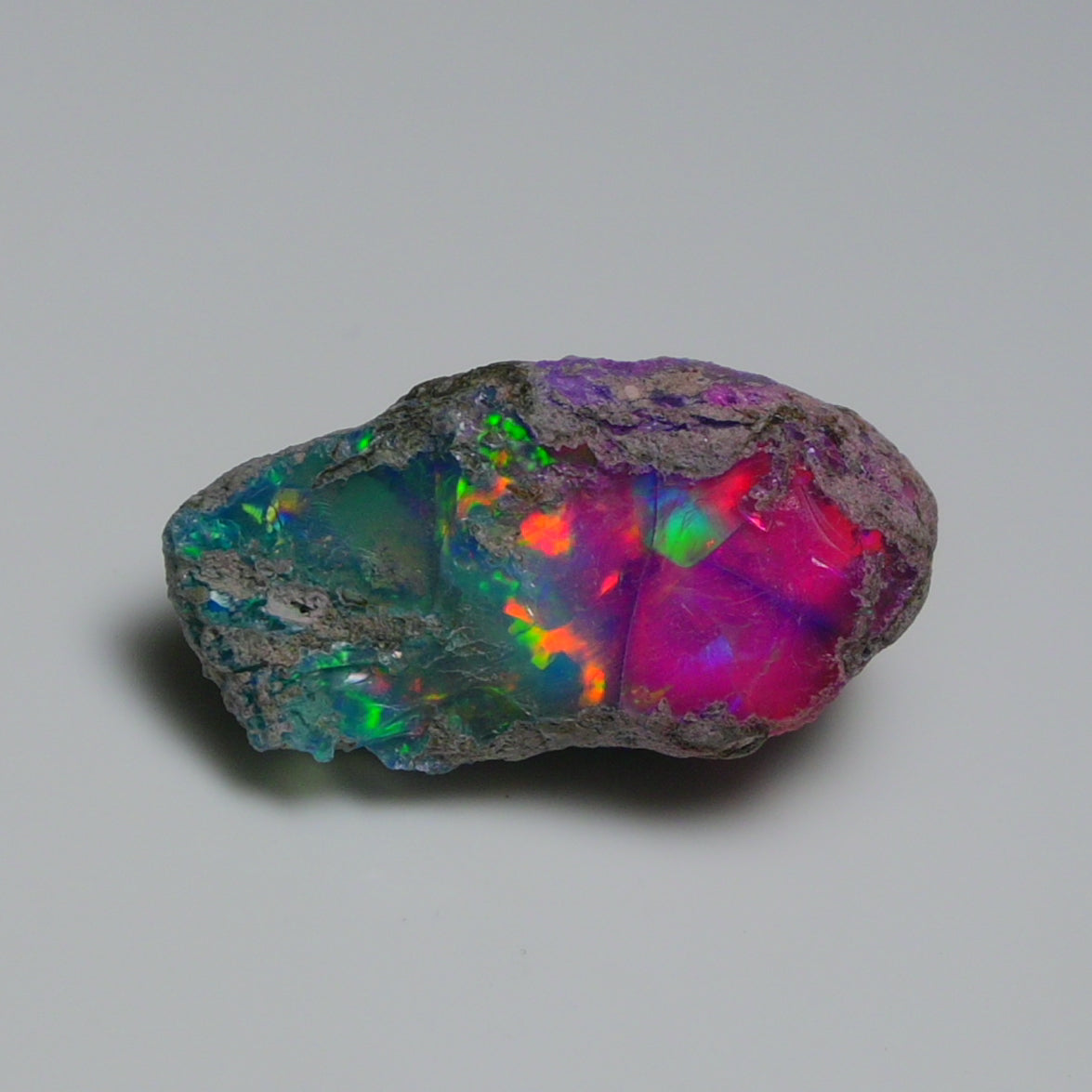 Very Rare Bi-Color Opal Rough 12.10 Cts Natural Ethiopian Opal Raw Jewelry Grade