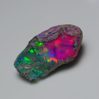 Very Rare Bi-Color Opal Rough 12.10 Cts Natural Ethiopian Opal Raw Jewelry Grade