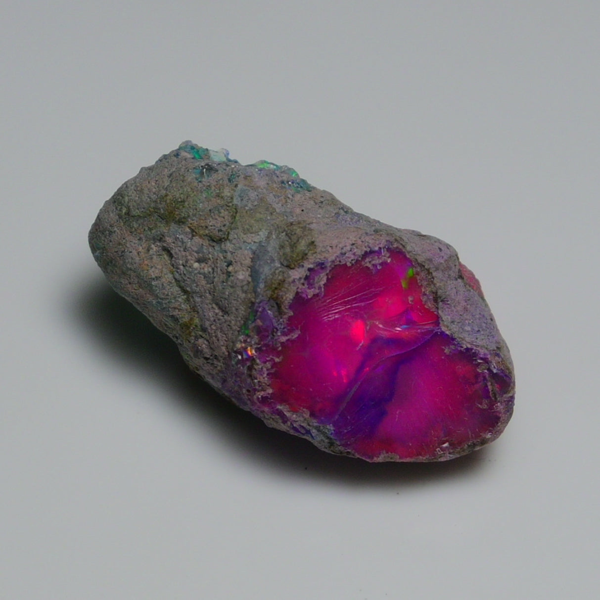 Very Rare Bi-Color Opal Rough 12.10 Cts Natural Ethiopian Opal Raw Jewelry Grade