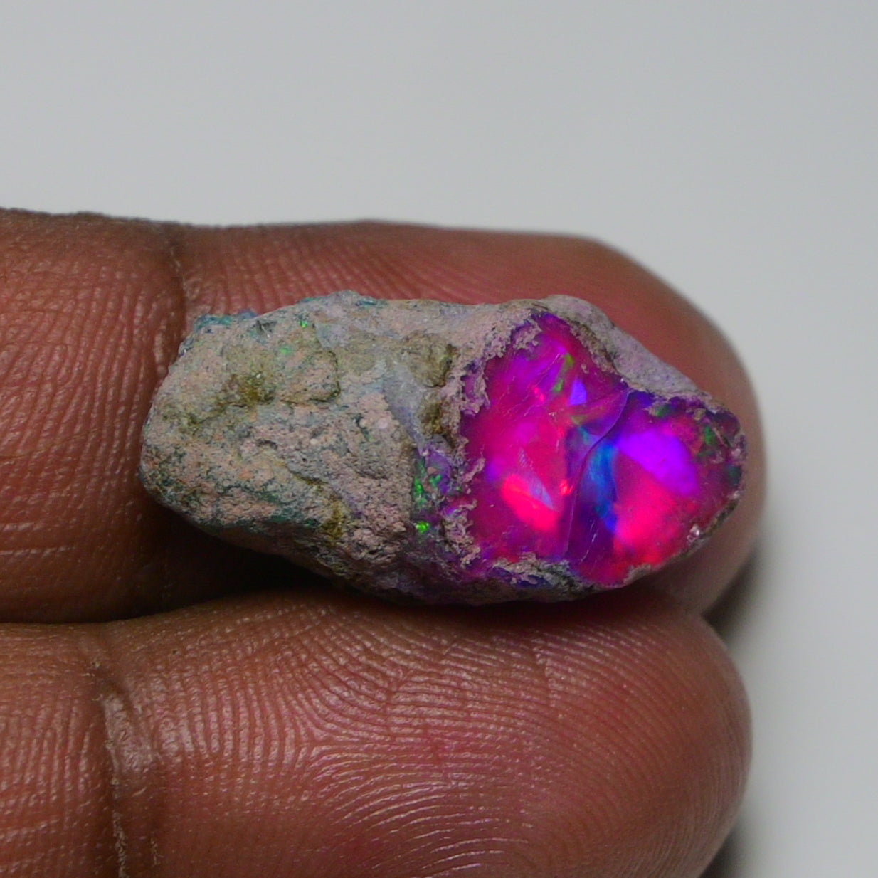 Very Rare Bi-Color Opal Rough 12.10 Cts Natural Ethiopian Opal Raw Jewelry Grade