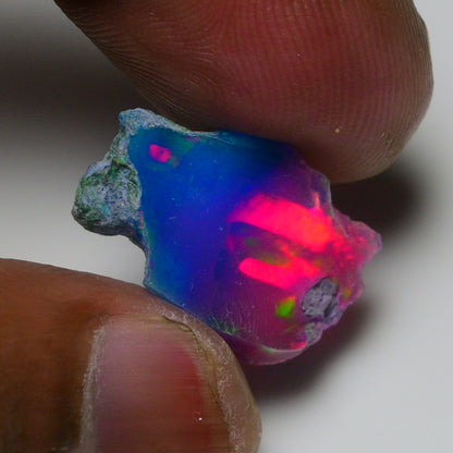 Very Rare Bi-Color Opal Rough 7.00 Cts Natural Ethiopian Opal Raw Jewelry Grade