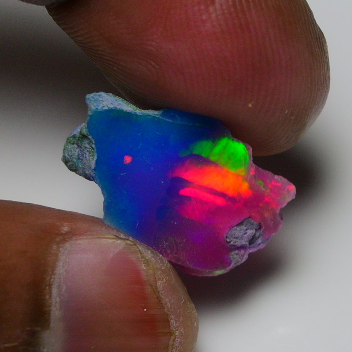 Very Rare Bi-Color Opal Rough 7.00 Cts Natural Ethiopian Opal Raw Jewelry Grade