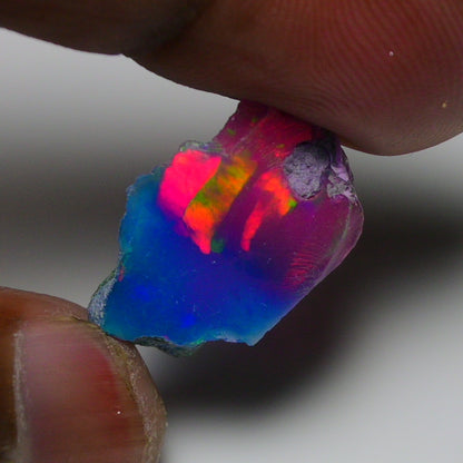Very Rare Bi-Color Opal Rough 7.00 Cts Natural Ethiopian Opal Raw Jewelry Grade