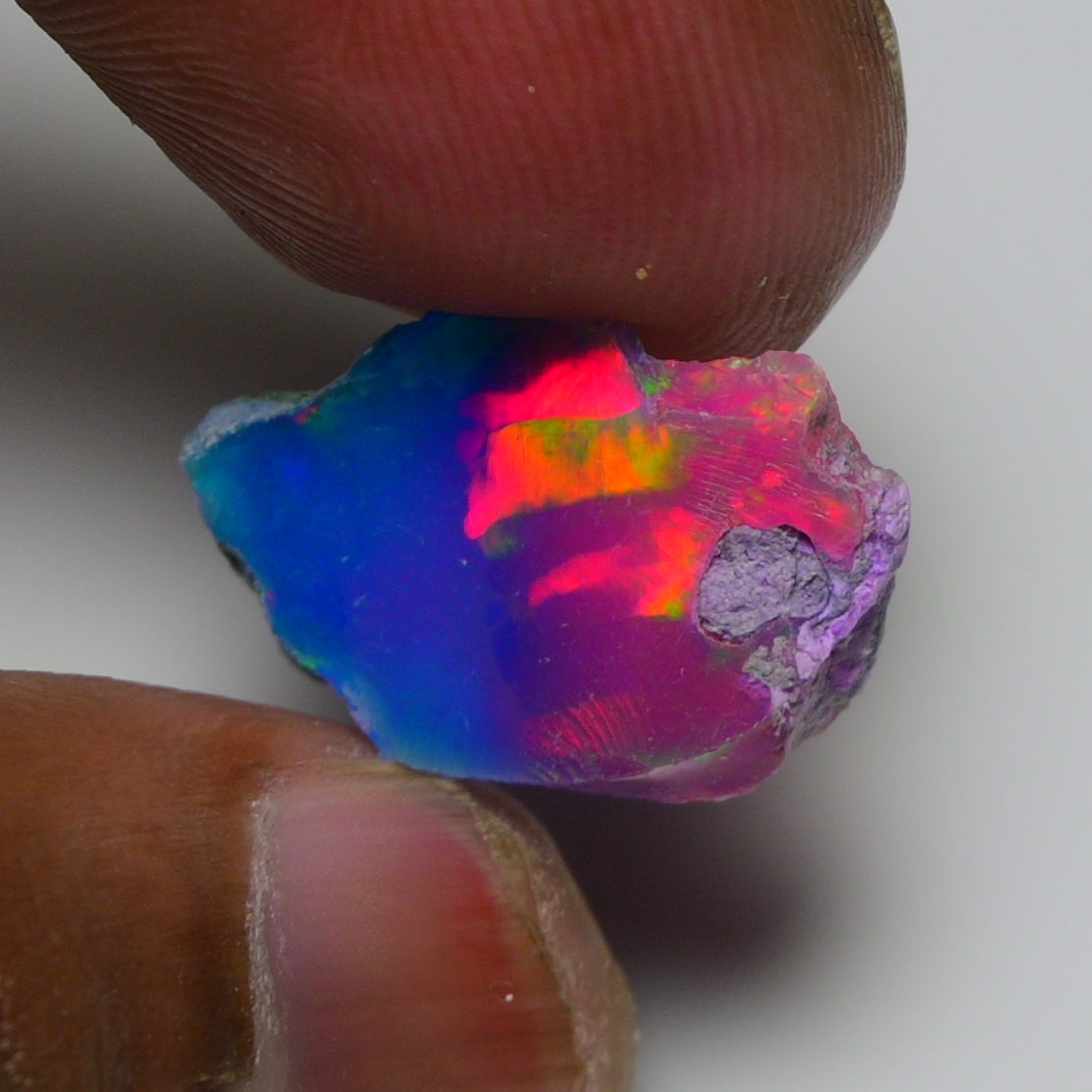 Very Rare Bi-Color Opal Rough 7.00 Cts Natural Ethiopian Opal Raw Jewelry Grade