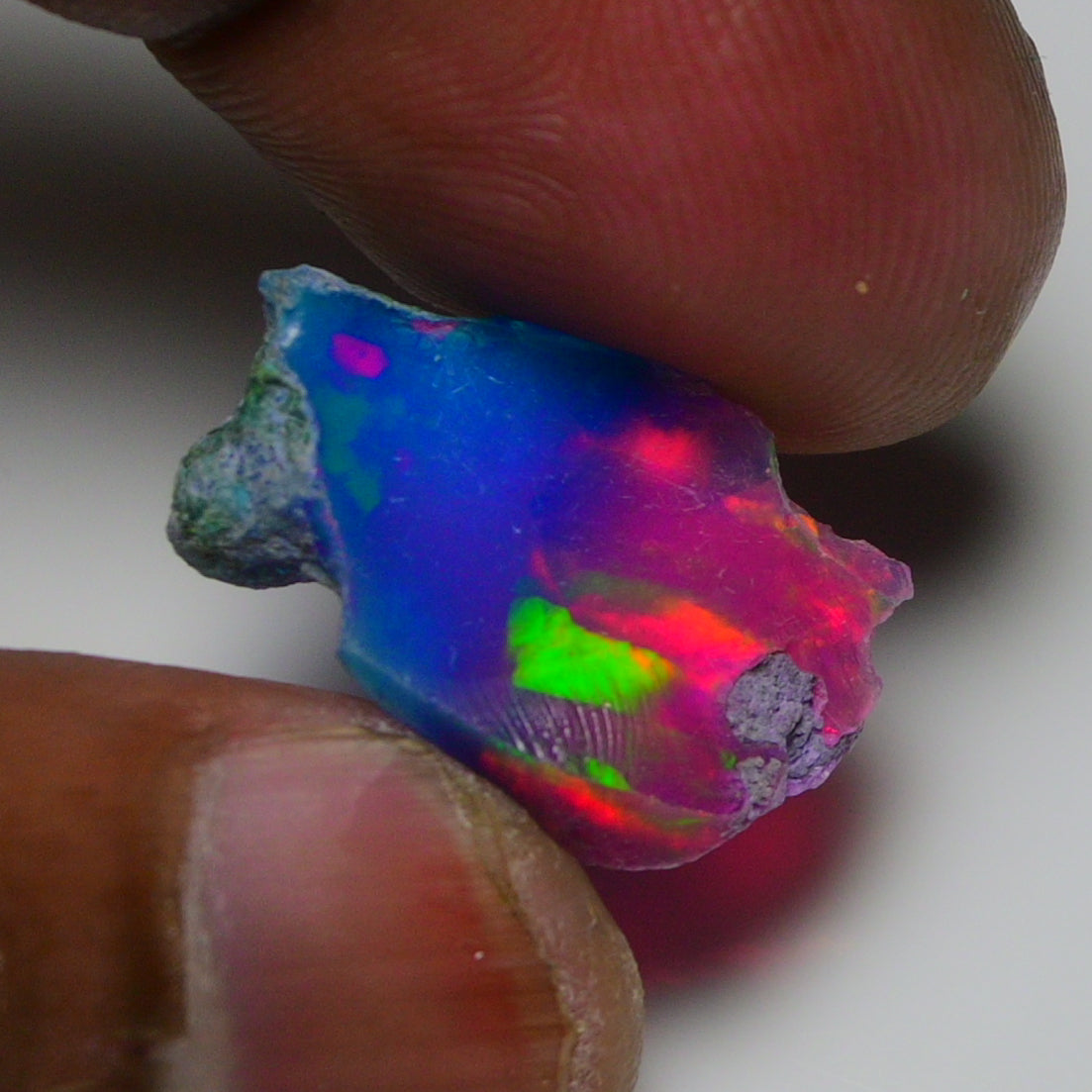 Very Rare Bi-Color Opal Rough 7.00 Cts Natural Ethiopian Opal Raw Jewelry Grade
