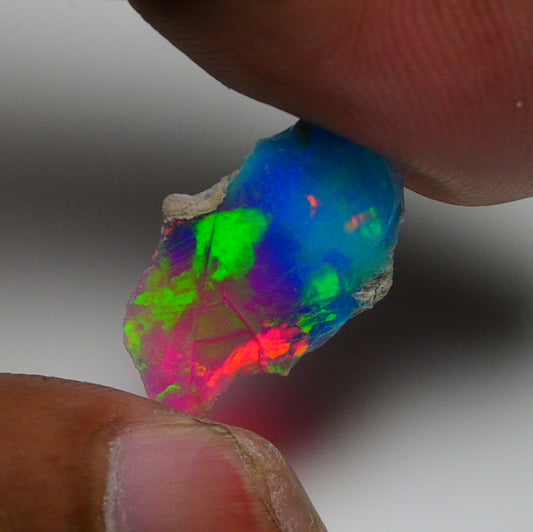 Very Rare Bi-Color Opal Rough 3.25 Cts Natural Ethiopian Opal Raw Jewelry Grade