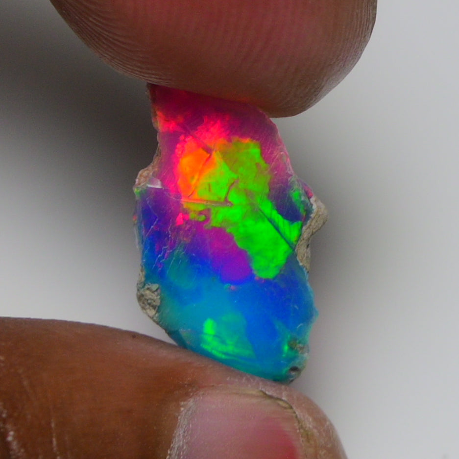 Very Rare Bi-Color Opal Rough 3.25 Cts Natural Ethiopian Opal Raw Jewelry Grade