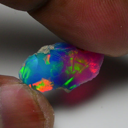 Very Rare Bi-Color Opal Rough 3.25 Cts Natural Ethiopian Opal Raw Jewelry Grade