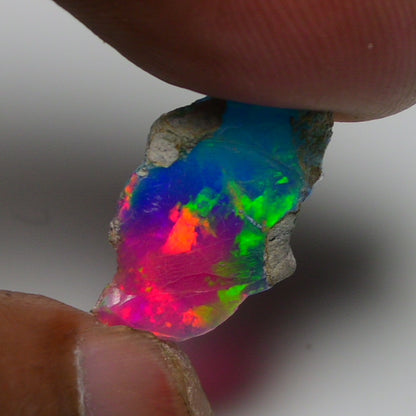 Very Rare Bi-Color Opal Rough 3.25 Cts Natural Ethiopian Opal Raw Jewelry Grade