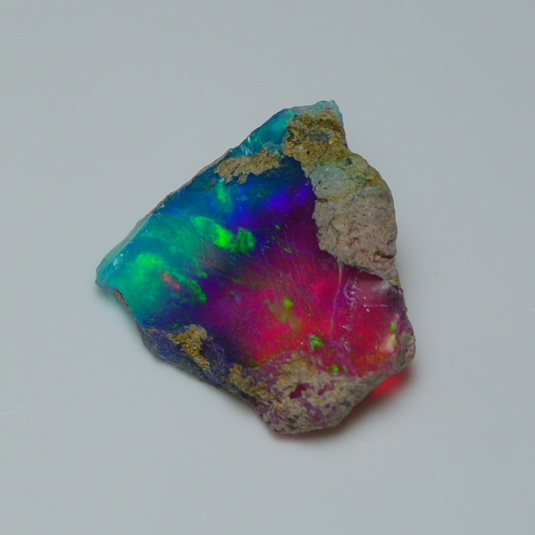 Very Rare Bi-Color Opal Rough 6.35 Cts Natural Ethiopian Opal Raw Jewelry Grade