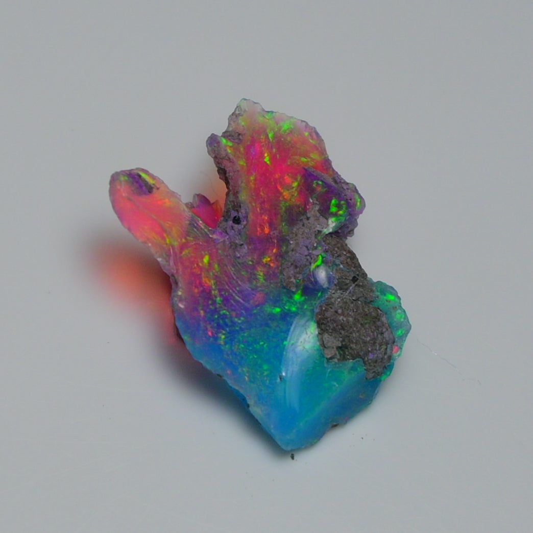 Very Rare Bi-Color Opal Rough 4.60 Cts Natural Ethiopian Opal Raw Jewelry Grade