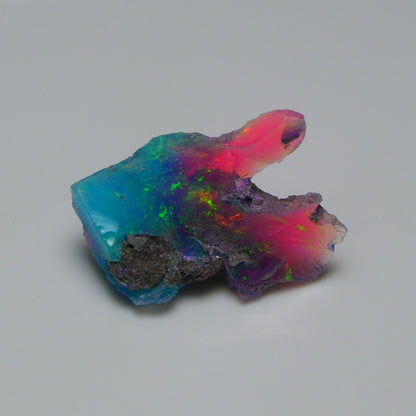 Very Rare Bi-Color Opal Rough 4.60 Cts Natural Ethiopian Opal Raw Jewelry Grade