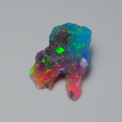 Very Rare Bi-Color Opal Rough 4.60 Cts Natural Ethiopian Opal Raw Jewelry Grade