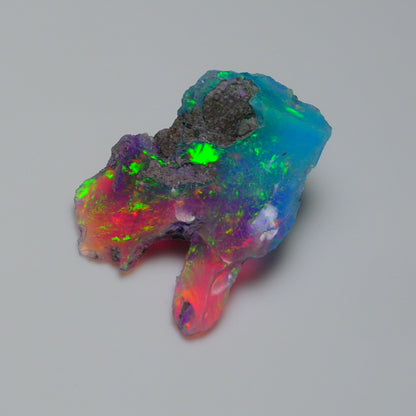 Very Rare Bi-Color Opal Rough 4.60 Cts Natural Ethiopian Opal Raw Jewelry Grade