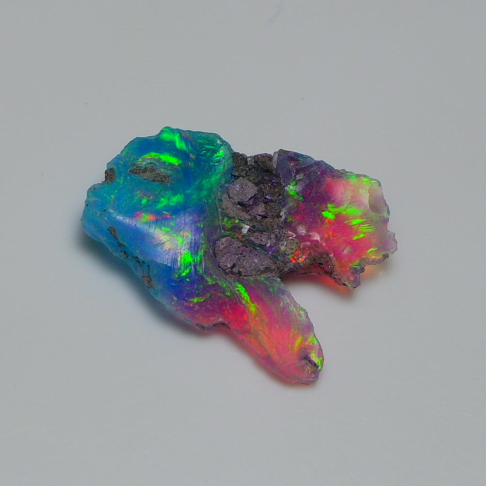 Very Rare Bi-Color Opal Rough 4.60 Cts Natural Ethiopian Opal Raw Jewelry Grade