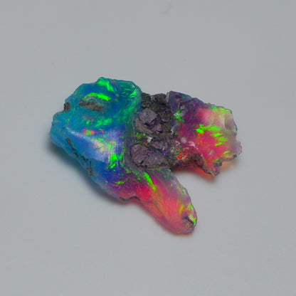 Very Rare Bi-Color Opal Rough 4.60 Cts Natural Ethiopian Opal Raw Jewelry Grade