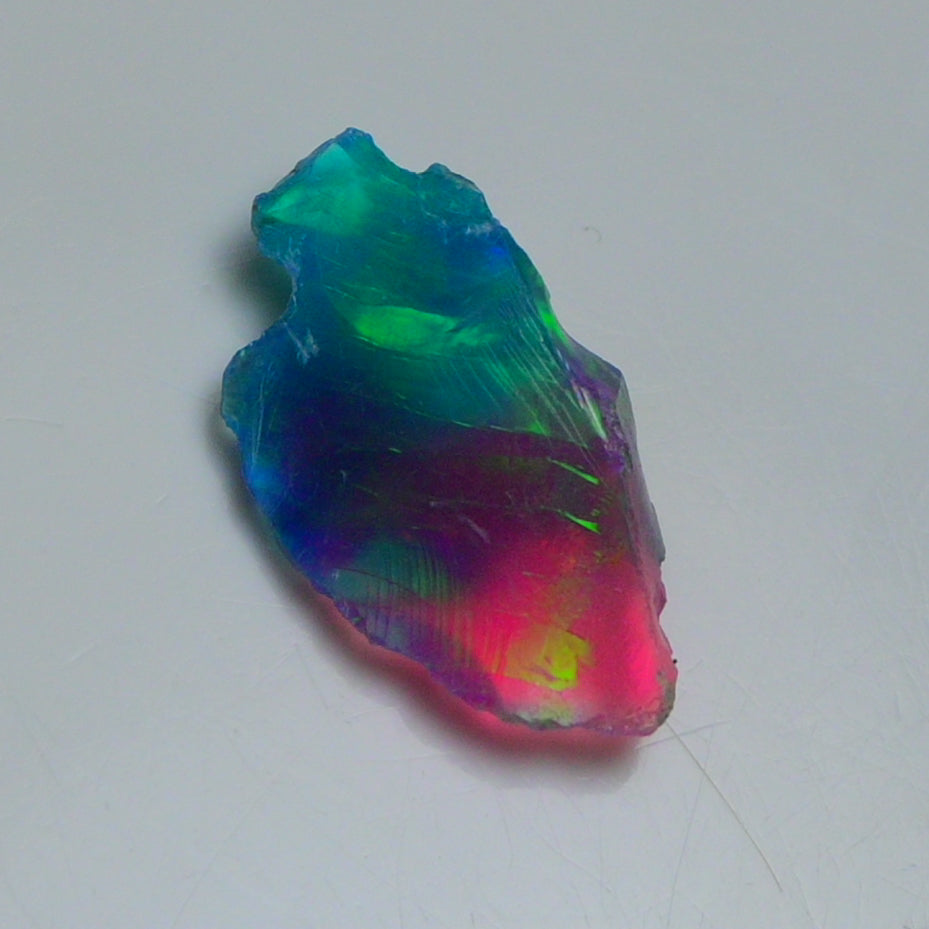 Very Rare Bi-Color Opal Rough 3.75 Cts Natural Ethiopian Opal Raw Jewelry Grade