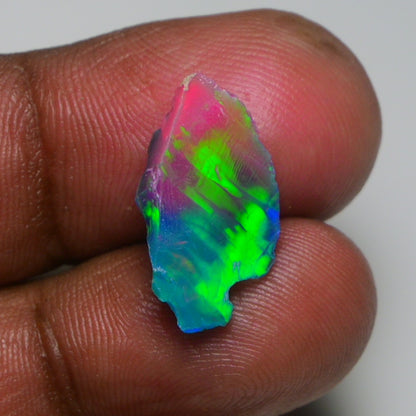Very Rare Bi-Color Opal Rough 3.75 Cts Natural Ethiopian Opal Raw Jewelry Grade