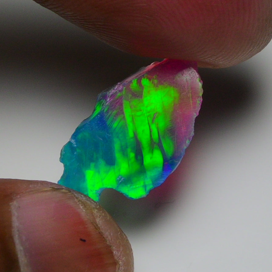 Very Rare Bi-Color Opal Rough 3.75 Cts Natural Ethiopian Opal Raw Jewelry Grade