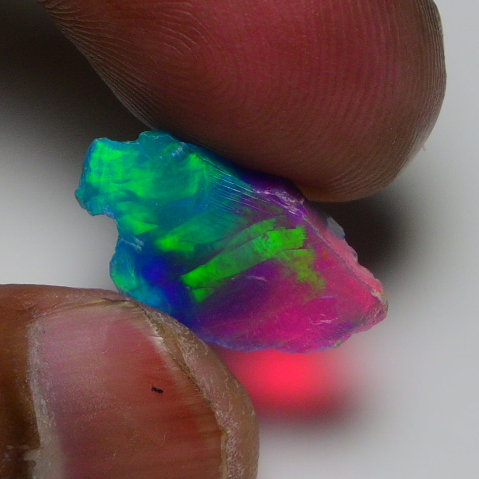 Very Rare Bi-Color Opal Rough 3.75 Cts Natural Ethiopian Opal Raw Jewelry Grade