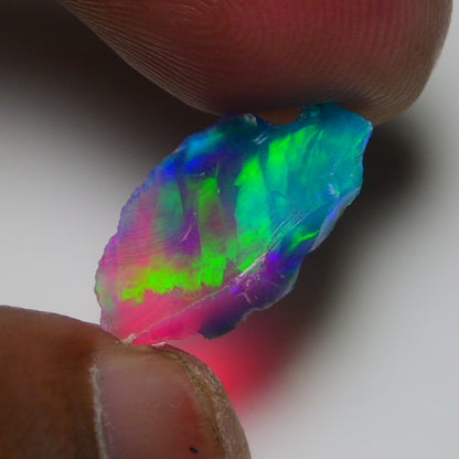 Very Rare Bi-Color Opal Rough 3.75 Cts Natural Ethiopian Opal Raw Jewelry Grade
