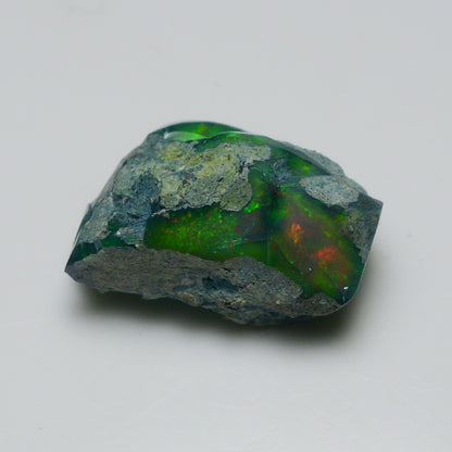 Rare Black Opal 12.35 Carats | Natural Black Ethiopian Opal Rough - Ready for Cutting & Jewelry!