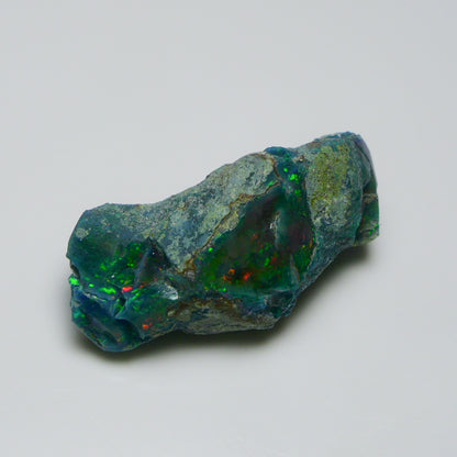 Rare Black Opal 20.75 Carats | Natural Black Ethiopian Opal Rough - Ready for Cutting & Jewelry!
