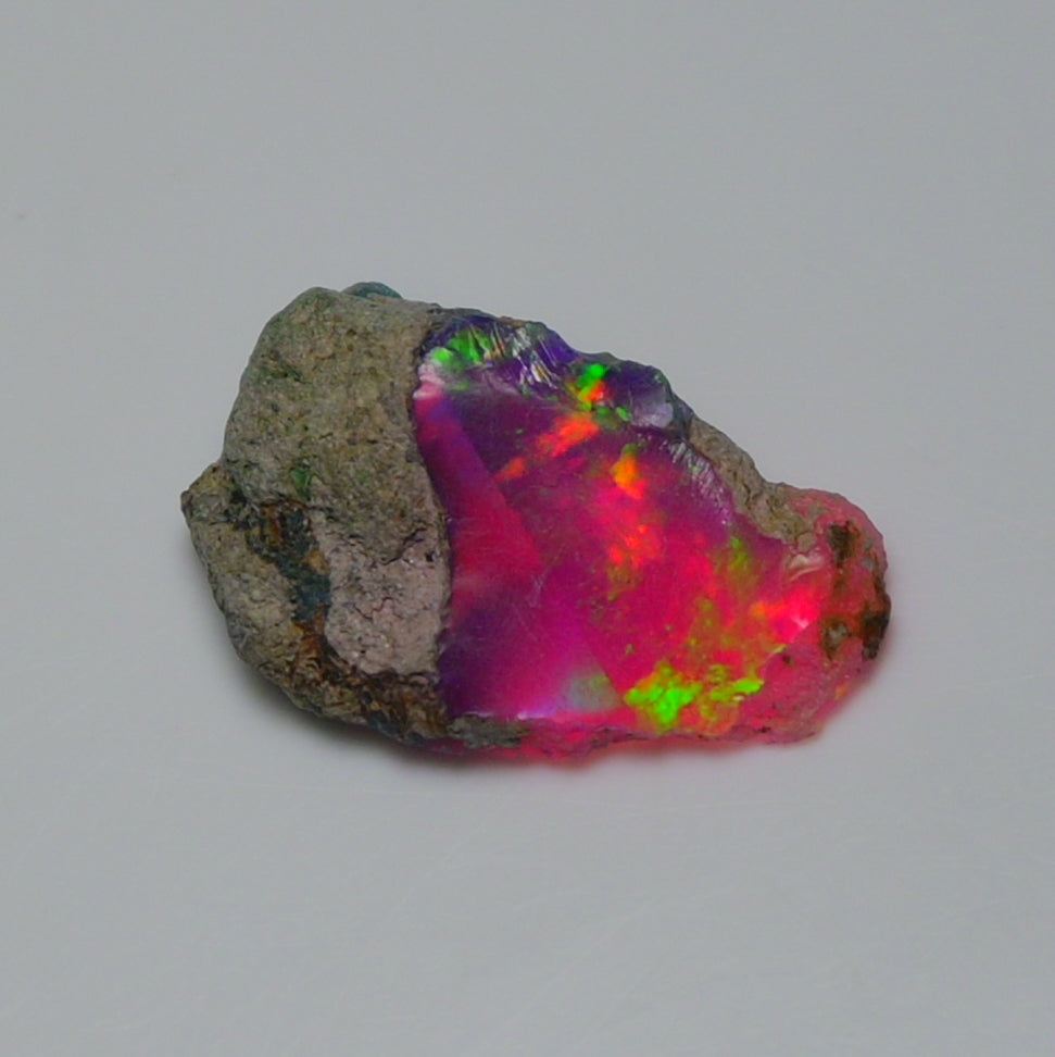 Very Rare Bi-Color Opal Rough 5.10 Cts Natural Ethiopian Opal Raw Jewelry Grade