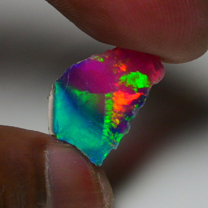 Very Rare Bi-Color Opal Rough 5.10 Cts Natural Ethiopian Opal Raw Jewelry Grade