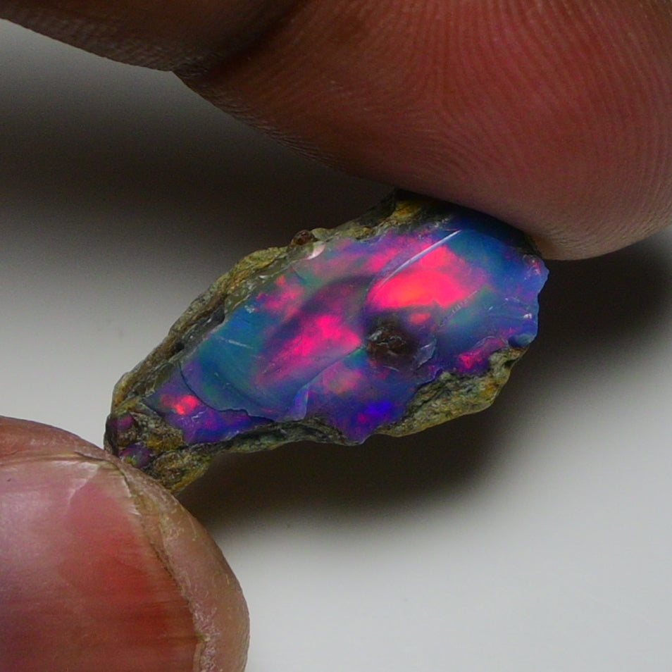 Very Rare Bi-Color Opal Rough 10.75 Cts Natural Ethiopian Opal Raw Jewelry Grade