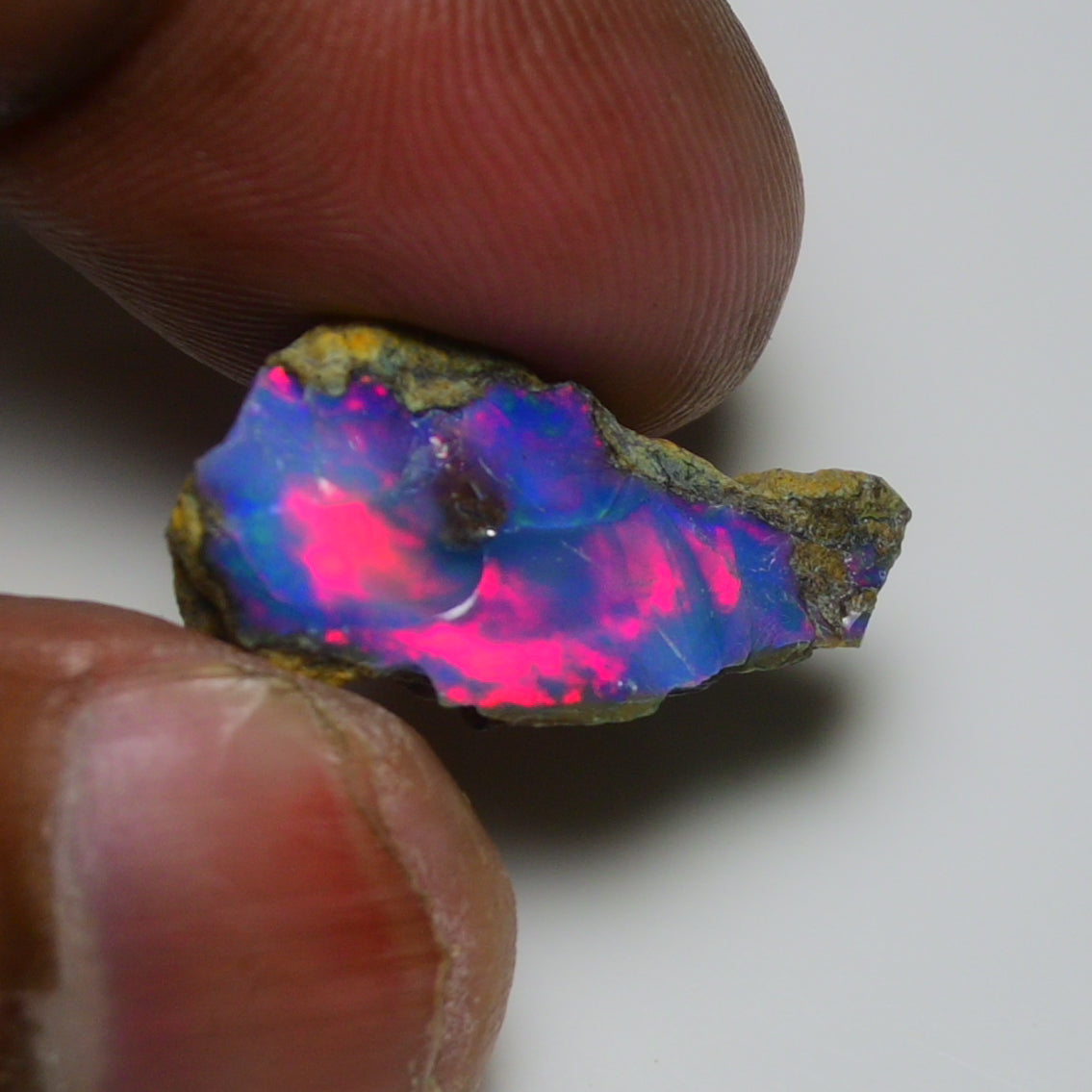 Very Rare Bi-Color Opal Rough 10.75 Cts Natural Ethiopian Opal Raw Jewelry Grade