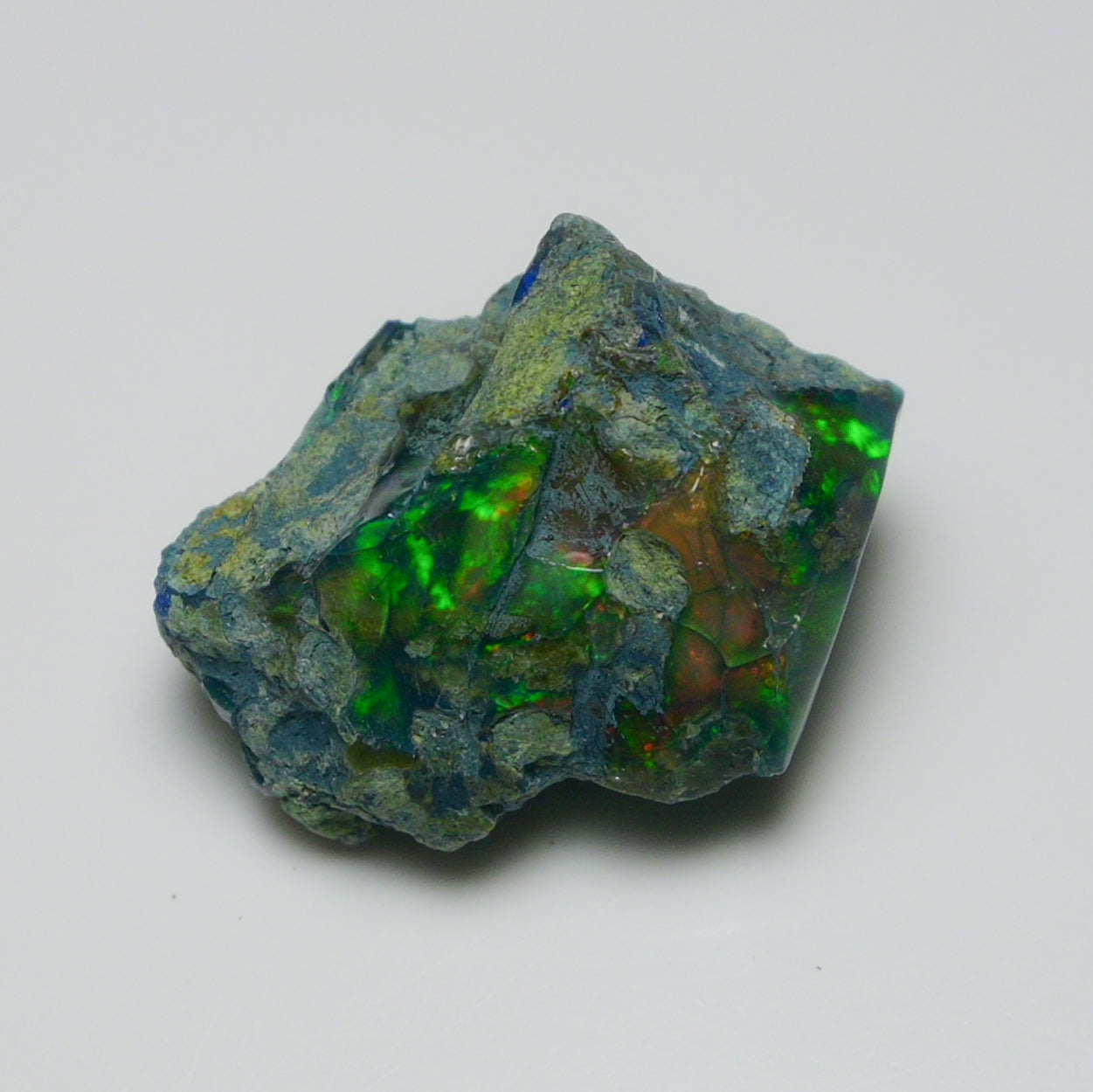 Rare Black Opal 24.30 Carats | Natural Black Ethiopian Opal Rough - Ready for Cutting & Jewelry!