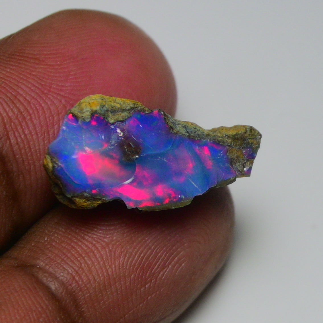 Very Rare Bi-Color Opal Rough 10.75 Cts Natural Ethiopian Opal Raw Jewelry Grade