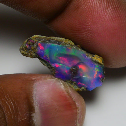Very Rare Bi-Color Opal Rough 10.75 Cts Natural Ethiopian Opal Raw Jewelry Grade