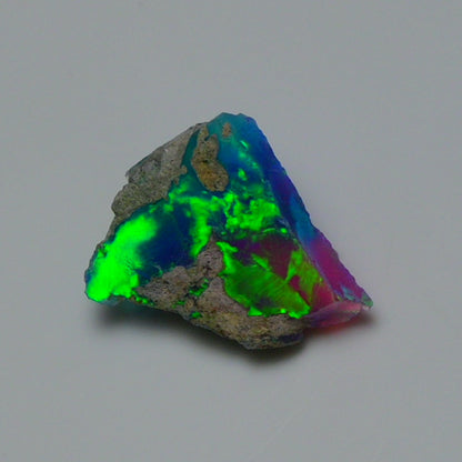 Very Rare Bi-Color Opal Rough 3.80 Cts Natural Ethiopian Opal Raw Jewelry Grade