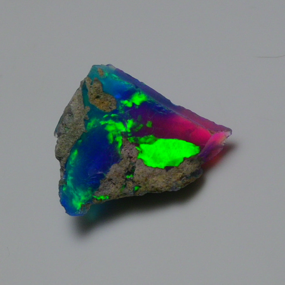 Very Rare Bi-Color Opal Rough 3.80 Cts Natural Ethiopian Opal Raw Jewelry Grade