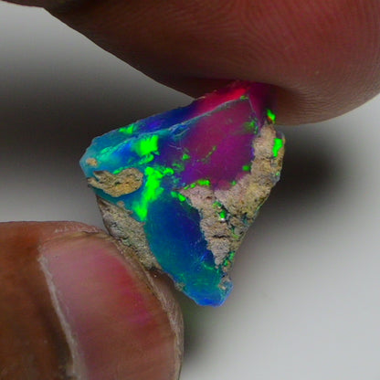 Very Rare Bi-Color Opal Rough 3.80 Cts Natural Ethiopian Opal Raw Jewelry Grade