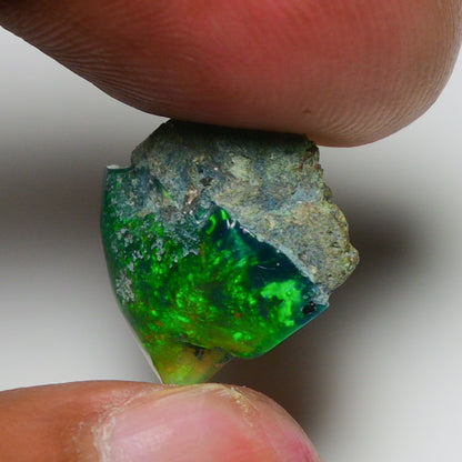 Rare Black Opal 8.65 Carats | Natural Black Ethiopian Opal Rough - Ready for Cutting & Jewelry!