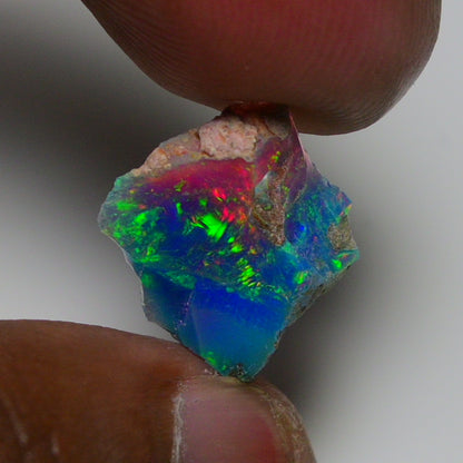 Very Rare Bi-Color Opal Rough 3.40 Cts Natural Ethiopian Opal Raw Jewelry Grade