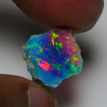 Very Rare Bi-Color Opal Rough 3.40 Cts Natural Ethiopian Opal Raw Jewelry Grade