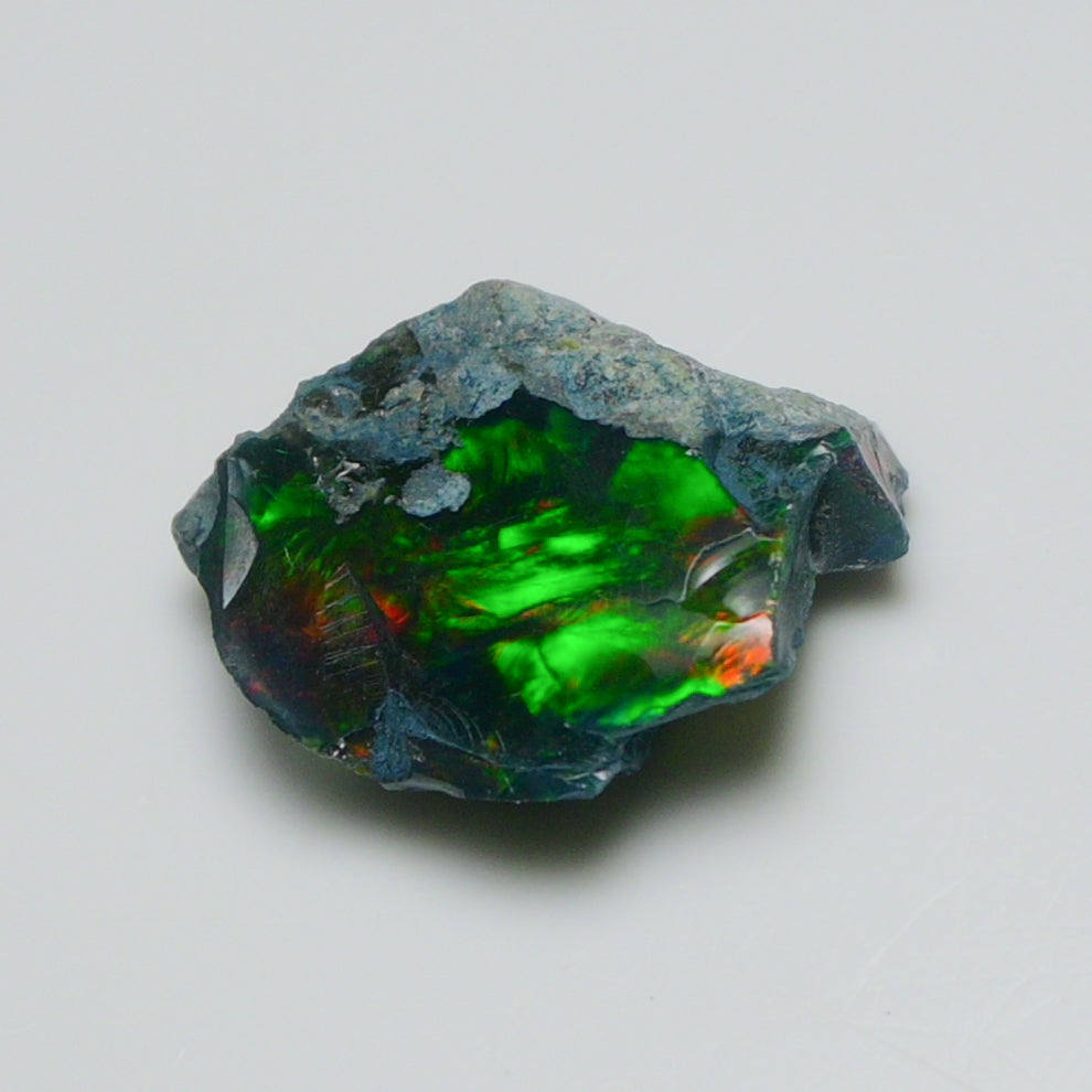 Rare Black Opal 5.20 Carats | Natural Black Ethiopian Opal Rough - Ready for Cutting & Jewelry!