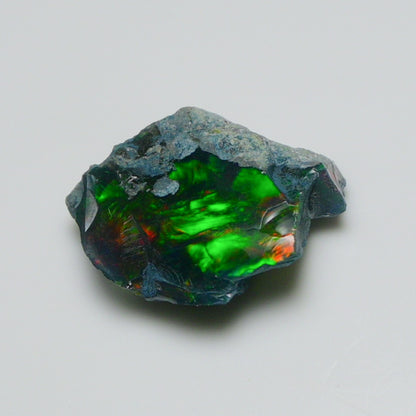Rare Black Opal 5.20 Carats | Natural Black Ethiopian Opal Rough - Ready for Cutting & Jewelry!