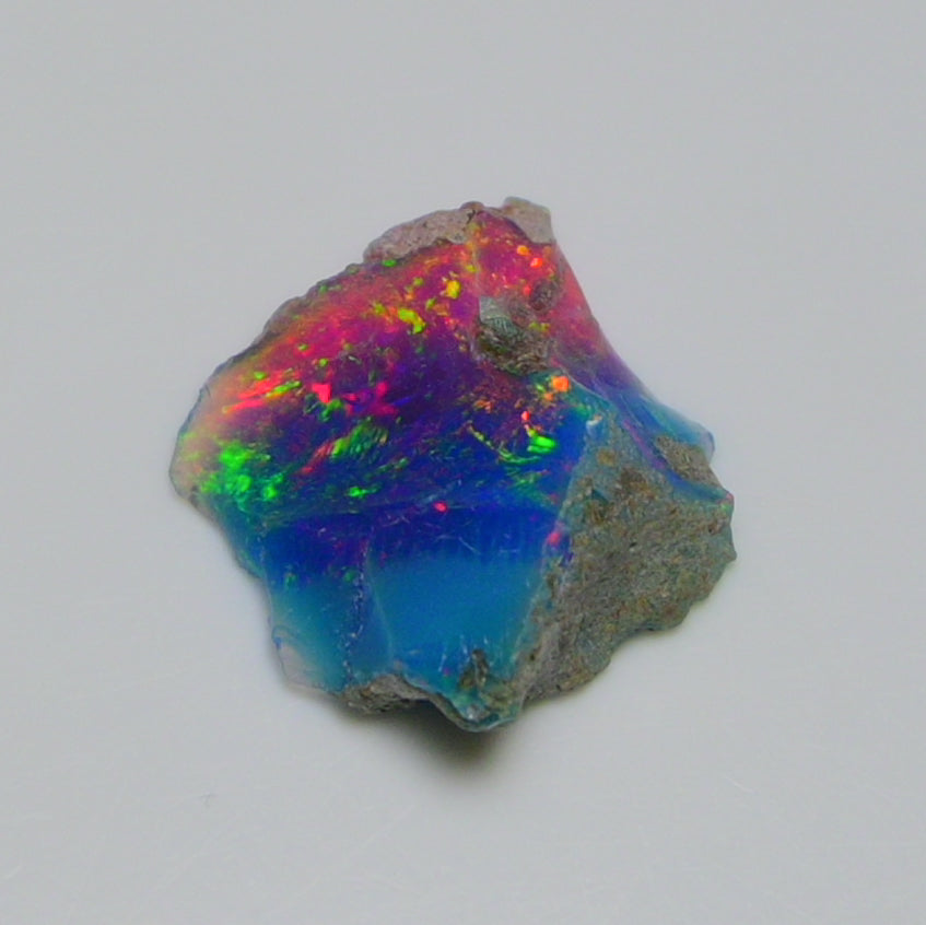 Very Rare Bi-Color Opal Rough 3.40 Cts Natural Ethiopian Opal Raw Jewelry Grade