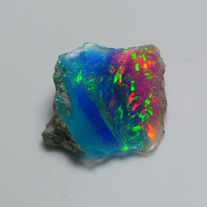 Very Rare Bi-Color Opal Rough 3.40 Cts Natural Ethiopian Opal Raw Jewelry Grade