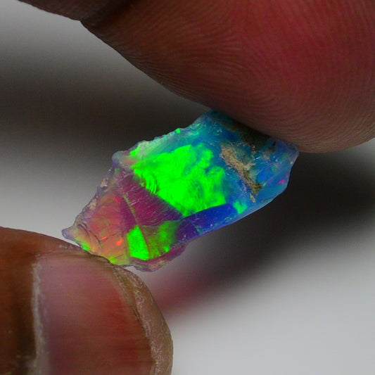 Very Rare Bi-Color Opal Rough 2.50 Cts Natural Ethiopian Opal Raw Jewelry Grade