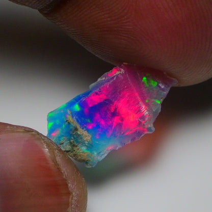 Very Rare Bi-Color Opal Rough 2.50 Cts Natural Ethiopian Opal Raw Jewelry Grade