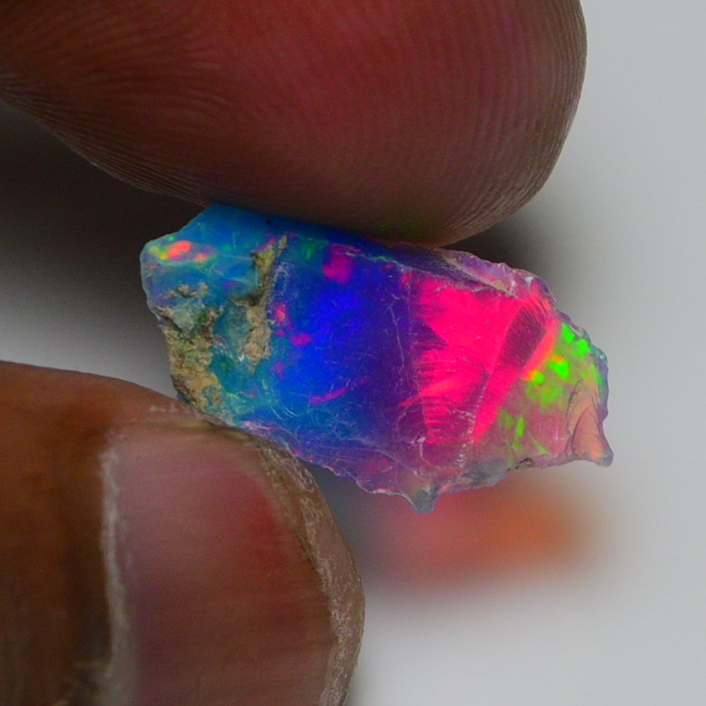 Very Rare Bi-Color Opal Rough 2.50 Cts Natural Ethiopian Opal Raw Jewelry Grade