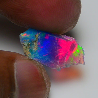 Very Rare Bi-Color Opal Rough 2.50 Cts Natural Ethiopian Opal Raw Jewelry Grade