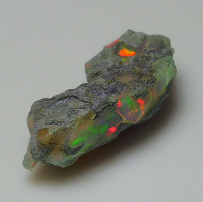 Black Opal Weight: 33.90  Carats | Natural Black Ethiopian Opal Rough - Ready for Cutting & Jewelry